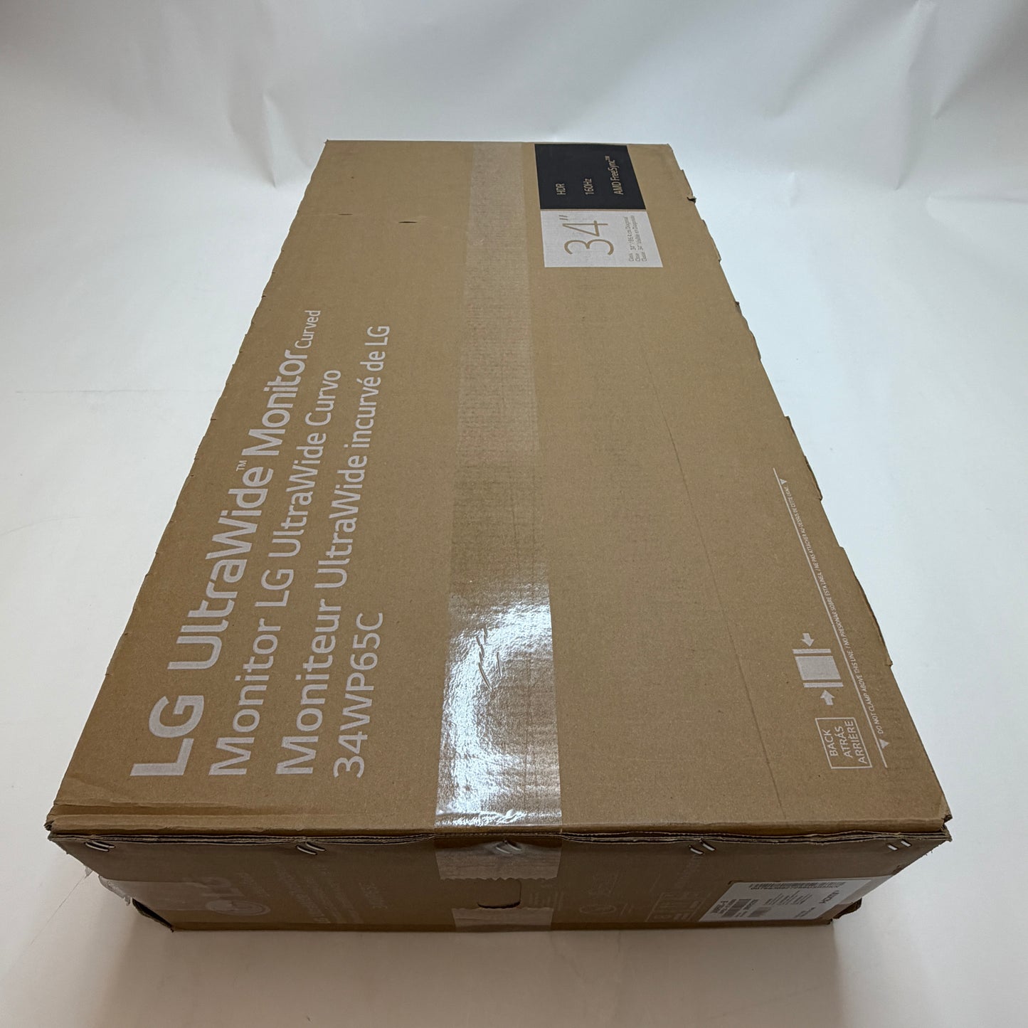 LG 34 Inch UltraWide Curved Monitor 34WP65C-B Black New In Box