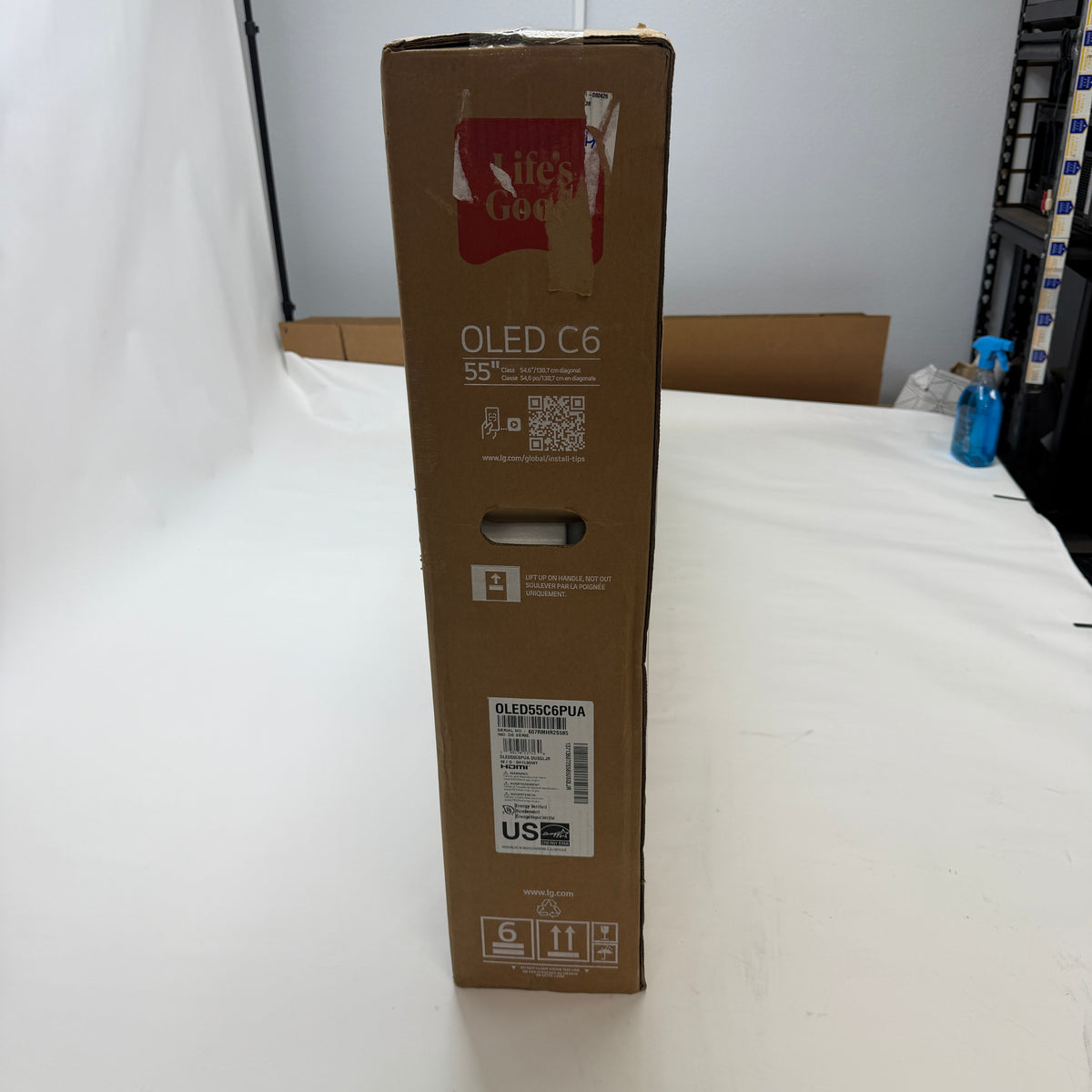 LG OLED evo AI C6 55" 4K Smart TV OLED55C6PUA - New In Box, Black