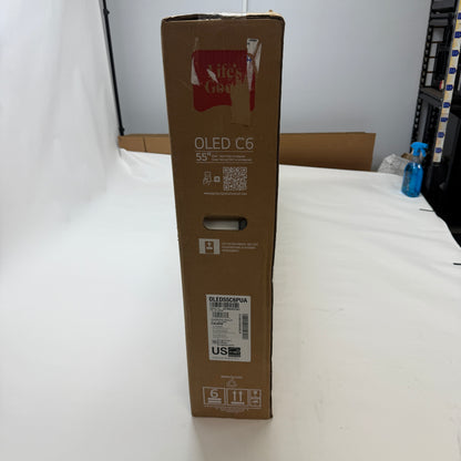 LG OLED evo AI C6 55" 4K Smart TV OLED55C6PUA - New In Box, Black