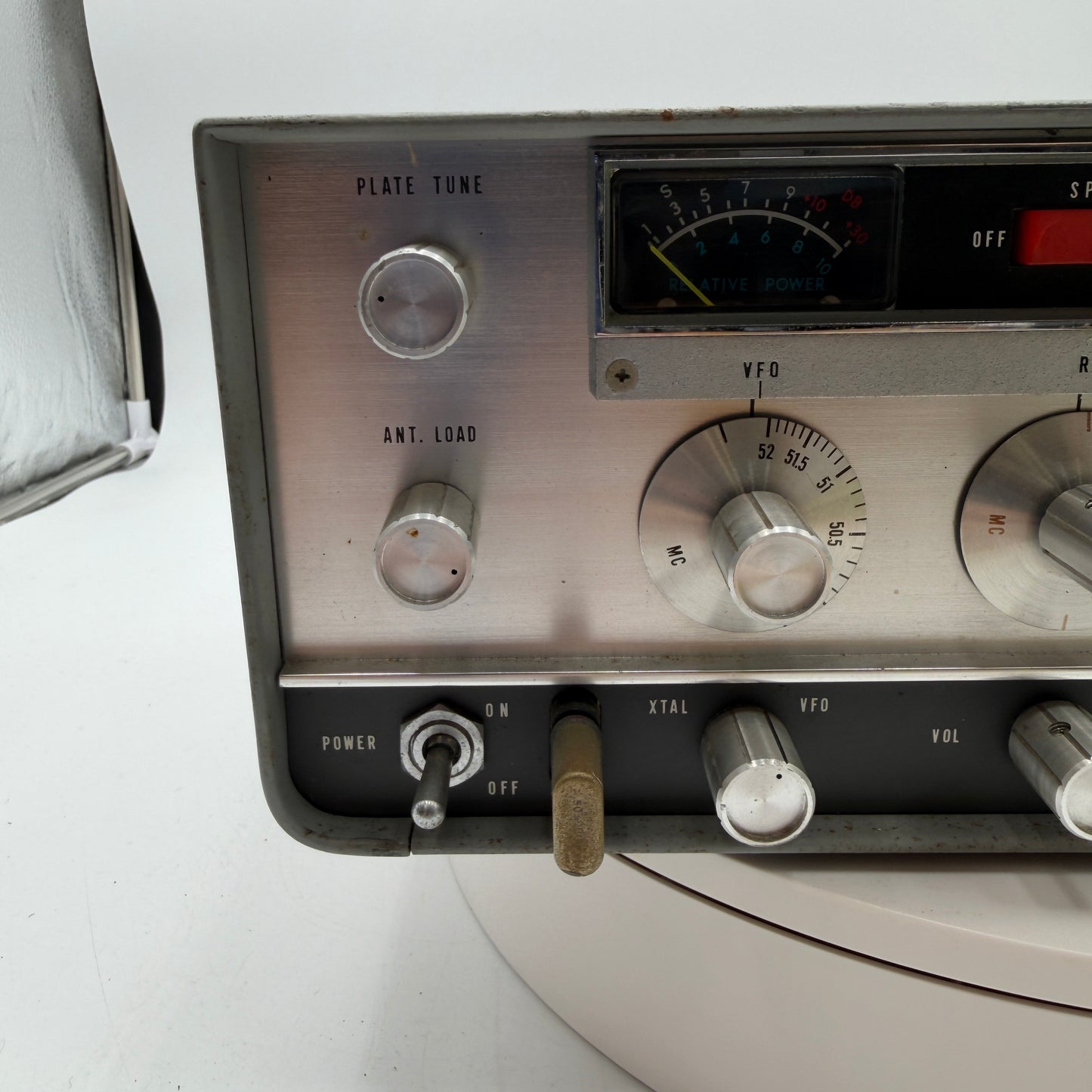 Lafayette HA-460 6M Ham Tube Radio Transceiver Untested Silver