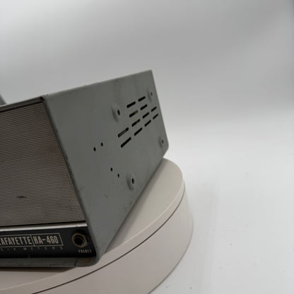 Lafayette HA-460 6M Ham Tube Radio Transceiver Untested Silver