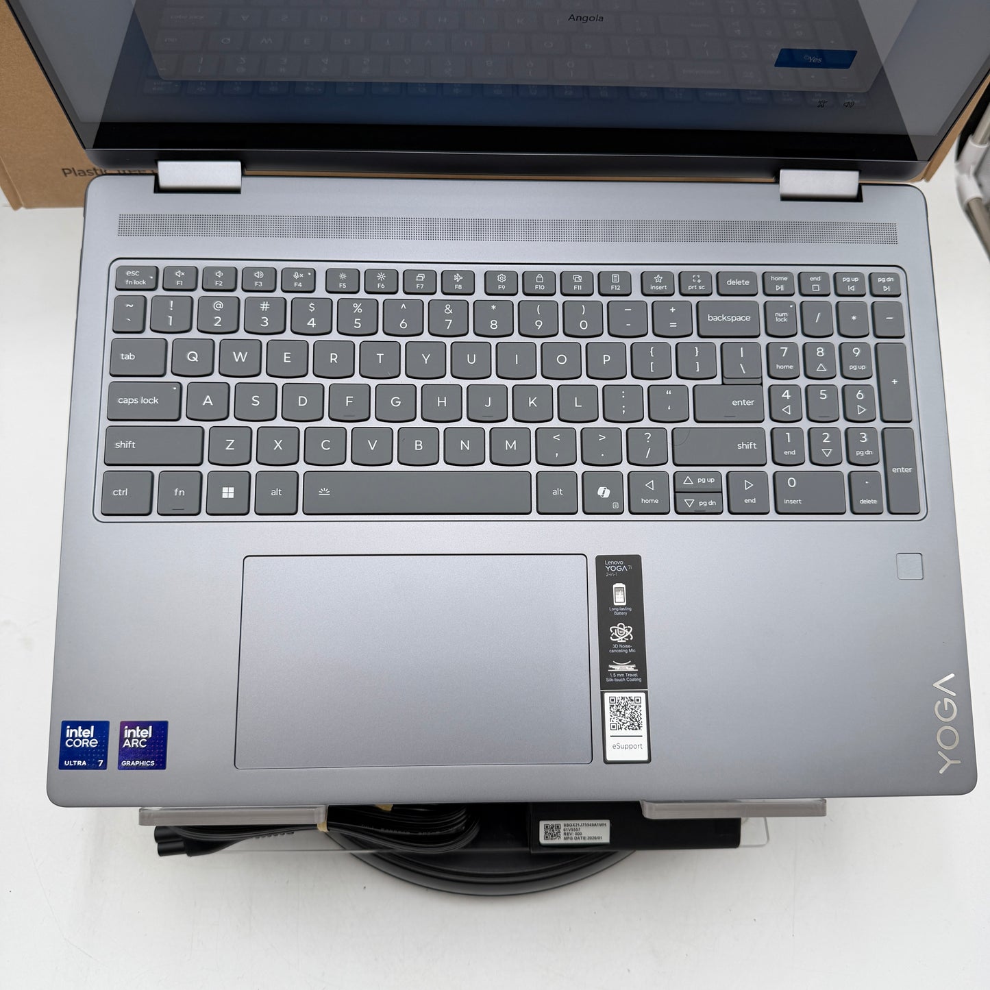 Lenovo Yoga 7 2-in-1 16ILL10 16-Inch Laptop, Ultra 7, 16GB RAM Silver Open Box