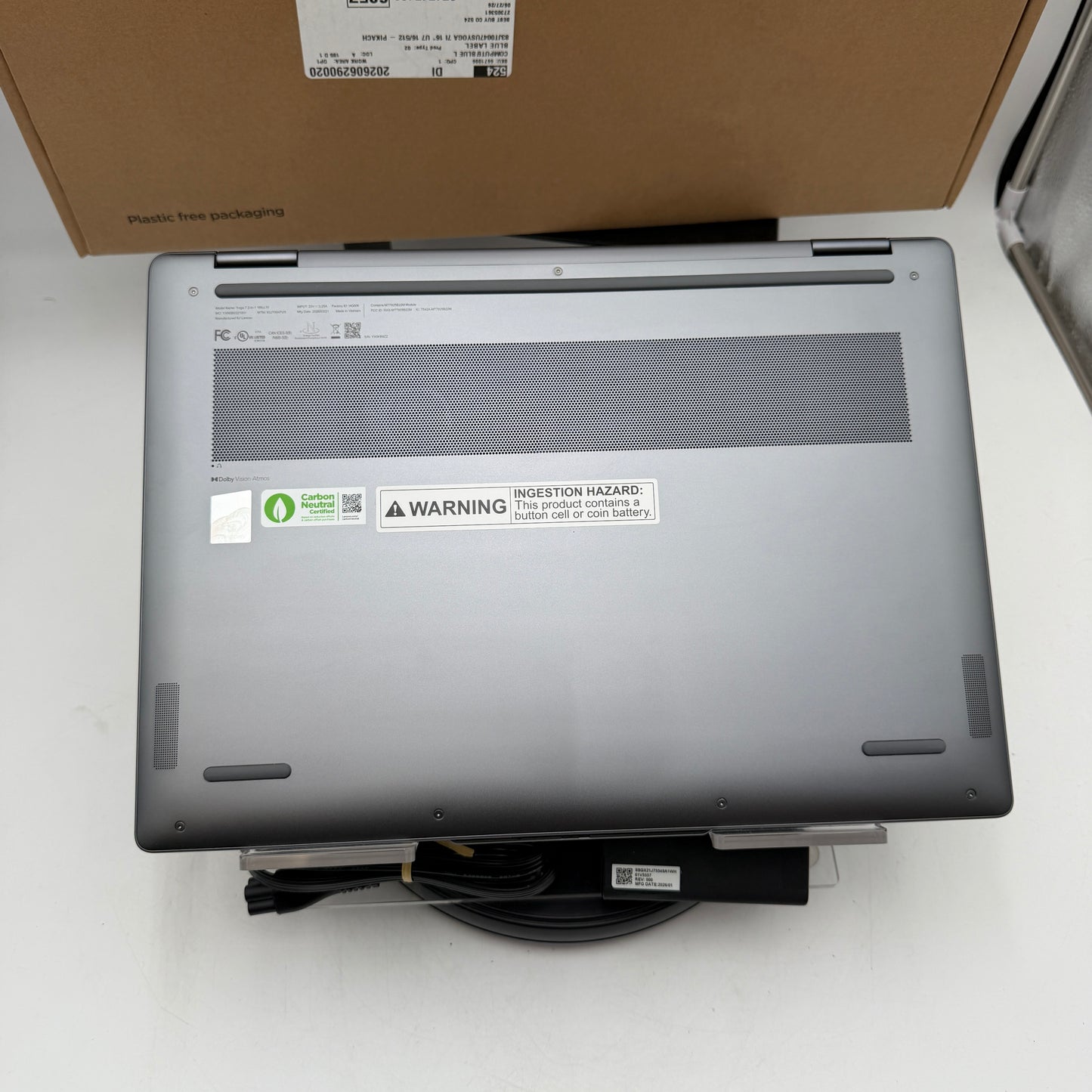 Lenovo Yoga 7 2-in-1 16ILL10 16-Inch Laptop, Ultra 7, 16GB RAM Silver Open Box