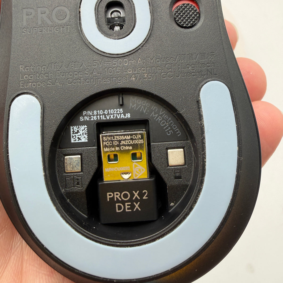 Logitech G PRO X SUPERLIGHT 2 DEX Wireless Gaming Mouse Black With Dongle