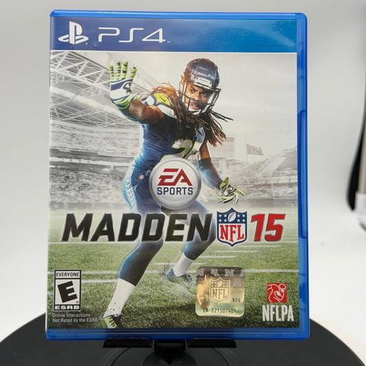 Madden NFL 15 PlayStation 4 Video Game, Used With Box