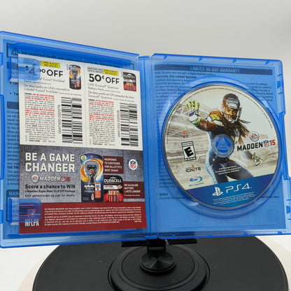 Madden NFL 15 PlayStation 4 Video Game, Used With Box