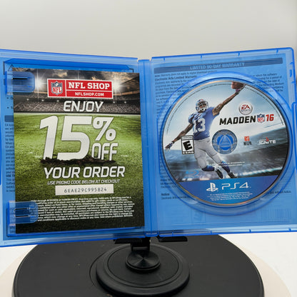 Madden NFL 16 PlayStation 4 PS4 - Used With Box