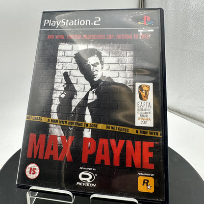Max Payne - PAL PlayStation 2 Video Game, Black, Used With Box