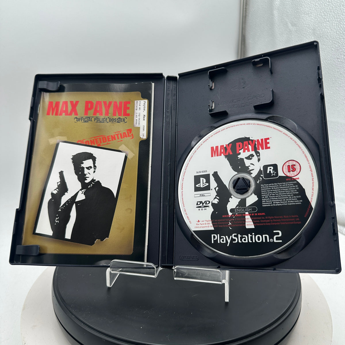 Max Payne - PAL PlayStation 2 Video Game, Black, Used With Box