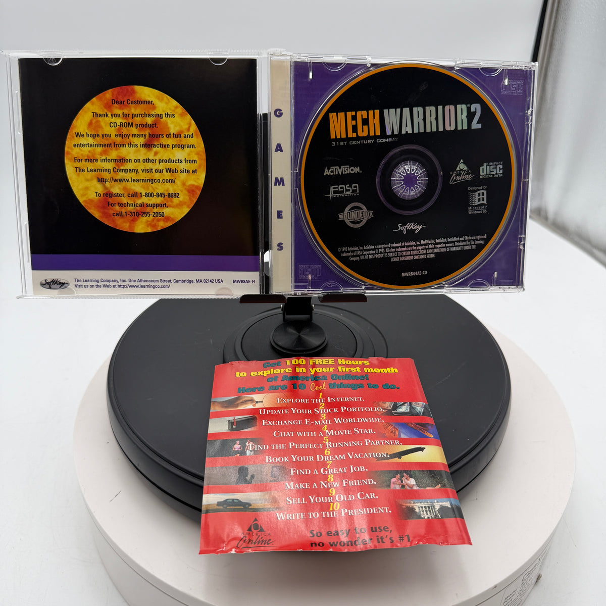MechWarrior 2 PC Game Used With Box Black