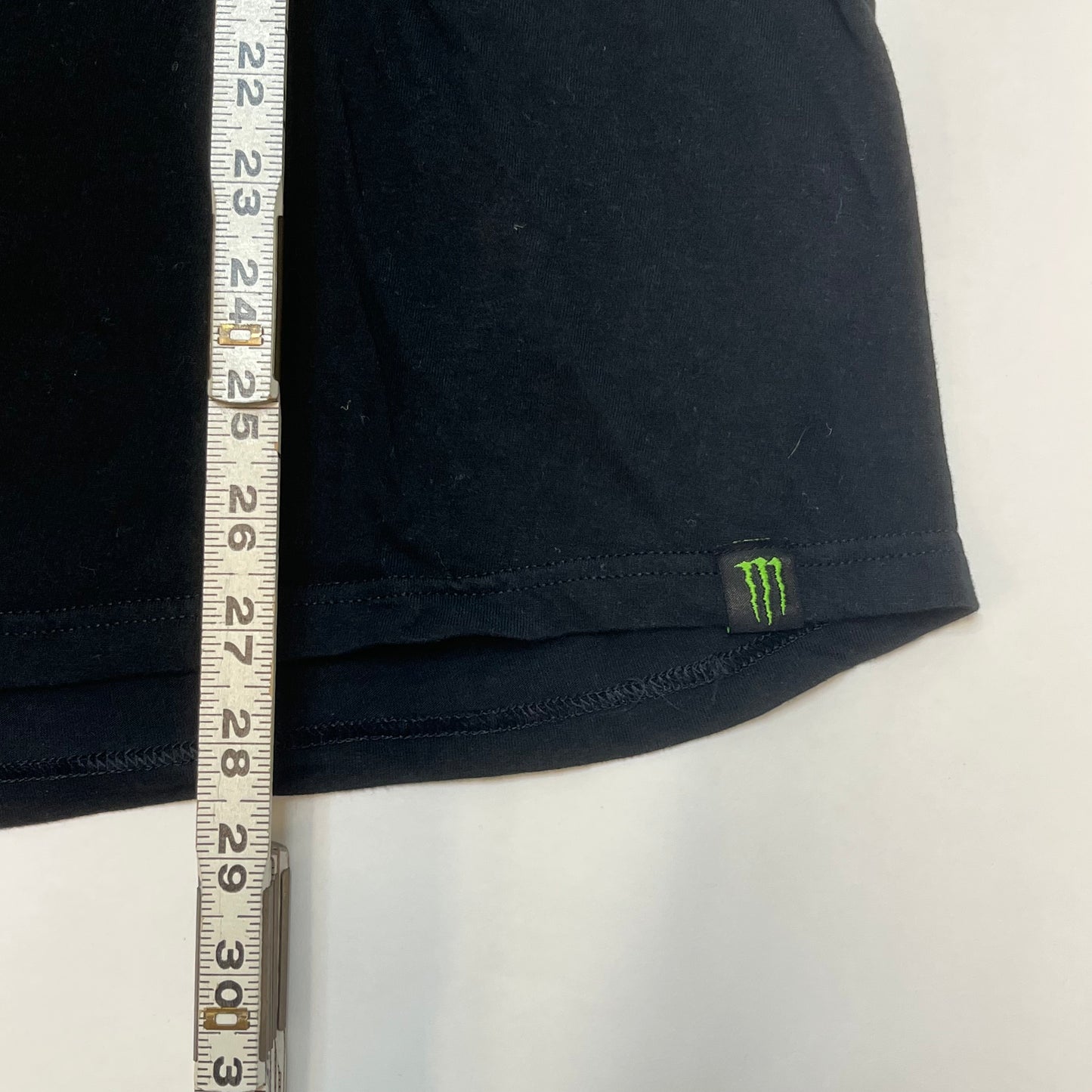 Mens Monster Energy UTB Short Sleeve Shirt XL Black - Used