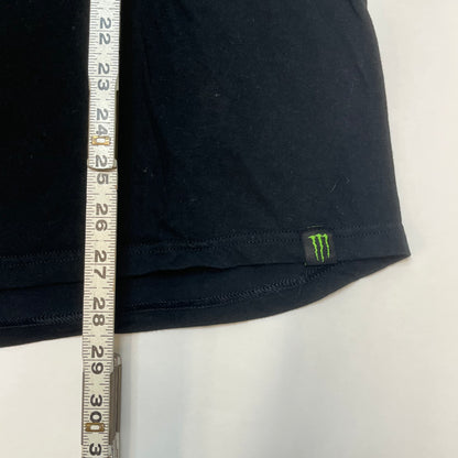 Mens Monster Energy UTB Short Sleeve Shirt XL Black - Used