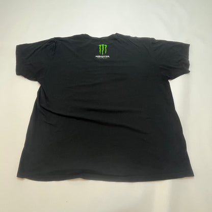 Mens Monster Energy UTB Short Sleeve Shirt XL Black - Used