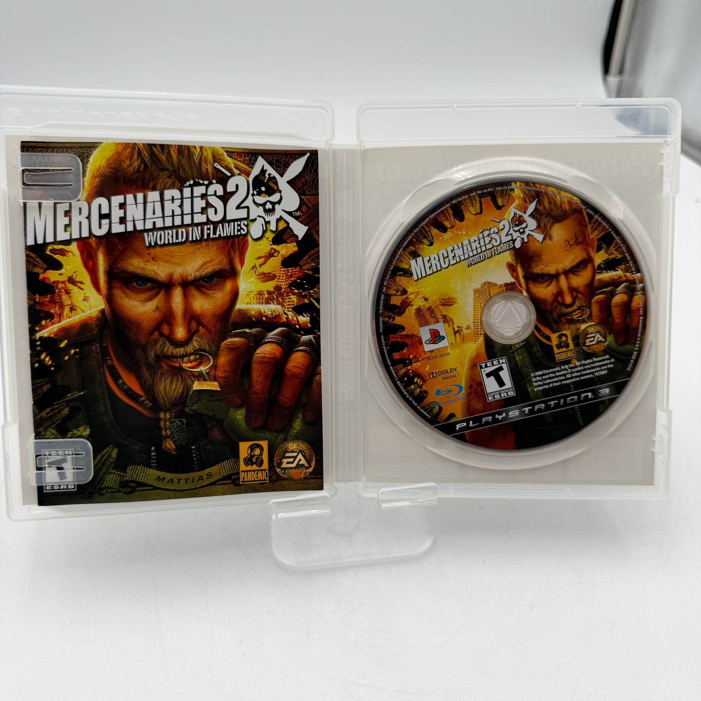 Mercenaries 2 World in Flames PlayStation 3 Video Game PS3 CIB