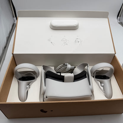 Meta Quest 2 128GB VR Headset White Used With Box