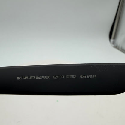 Meta Rayban Wayfarer Smart Glasses Gen 1 Matte Black