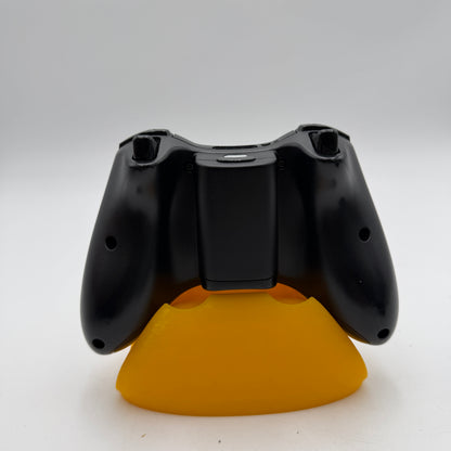 Microsoft Xbox 360 Black Wireless Controller Lot of 3 with Charging Dock UNTESTED