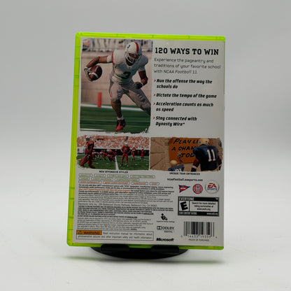 Microsoft Xbox 360 NCAA Football 11 CIB with Box and Manual