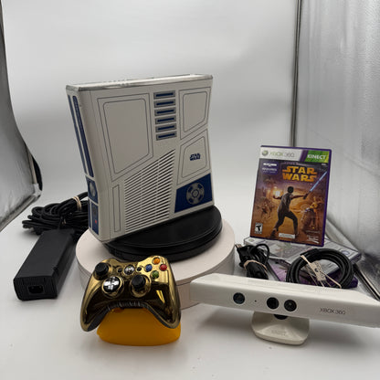 Microsoft Xbox 360 S Star Wars R2-D2 Limited Edition 320GB Kinect Bundle