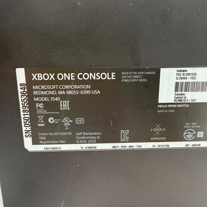 Microsoft Xbox One (1540) 1TB Black Console with Controller, HDMI & Power Cable