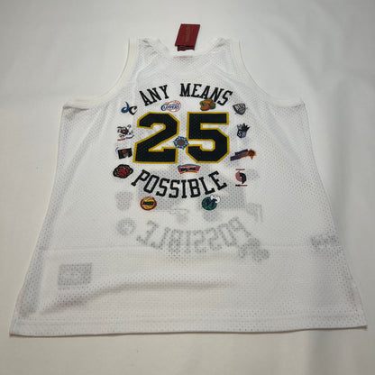 Mitchell & Ness NBA x Amp Mesh Tank Top XL White NWT
