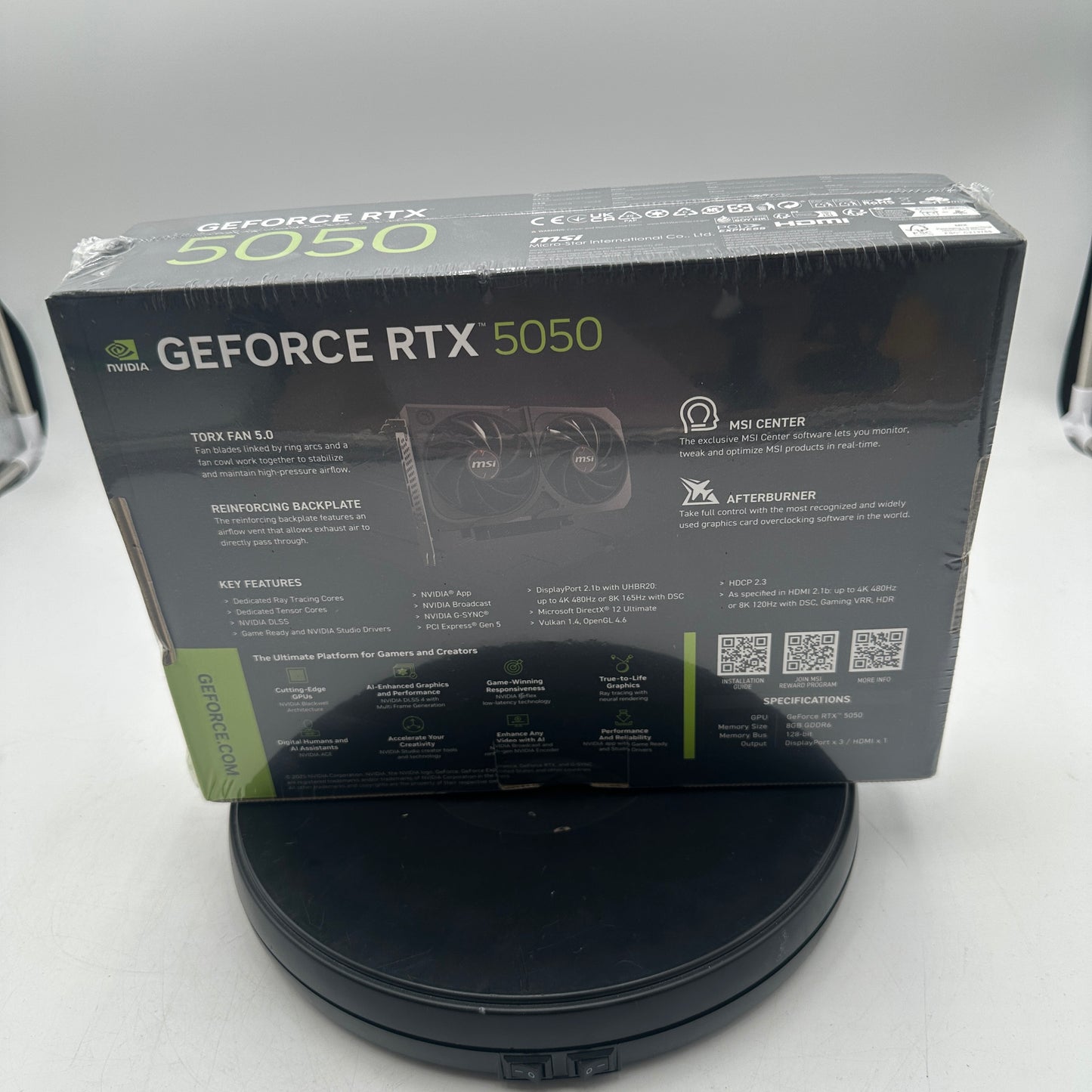 NEW MSI GeForce RTX 5050 8G Shadow 2X OC Graphics Card