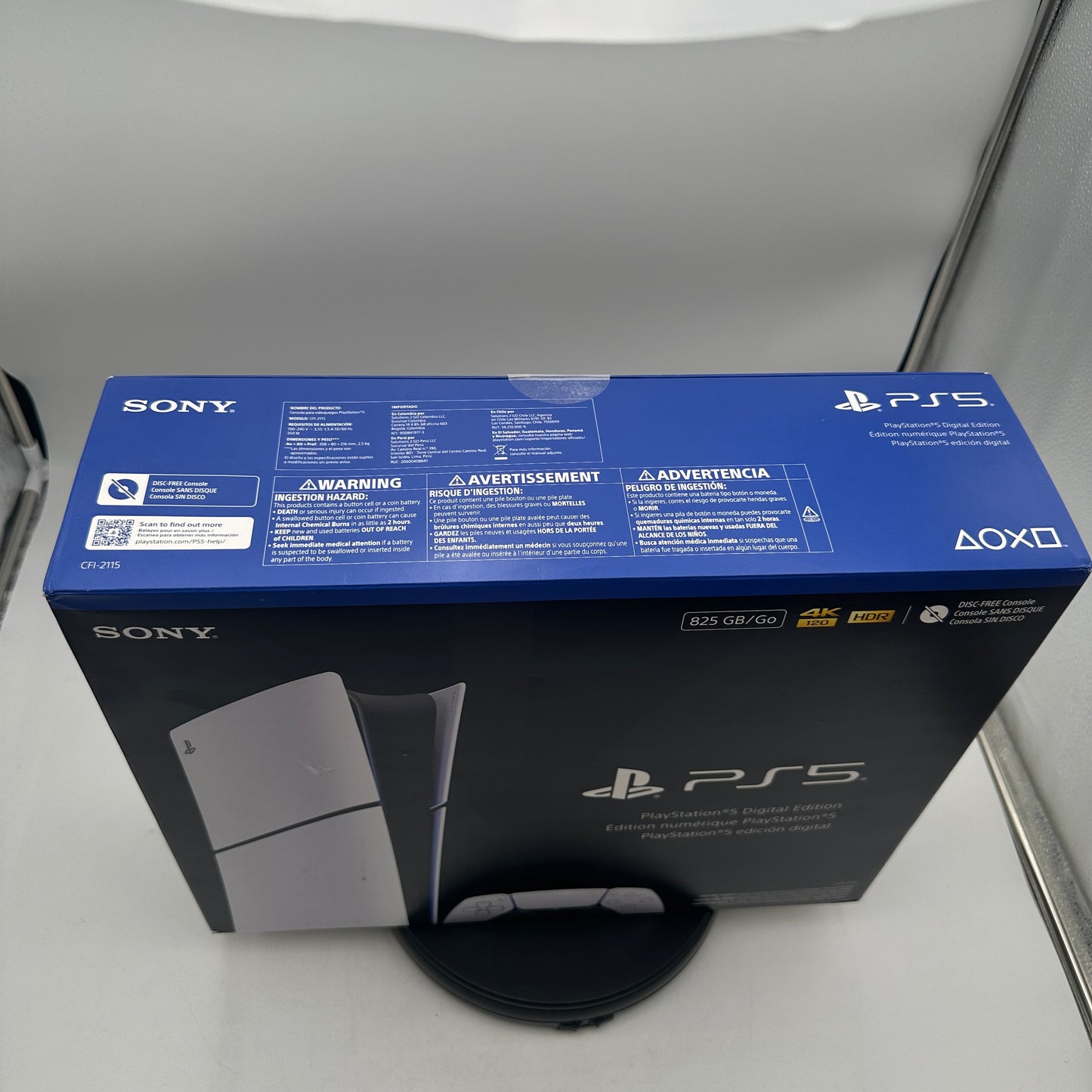 NEW Sony PlayStation 5 Slim Digital Console CFI-2115, 825GB White