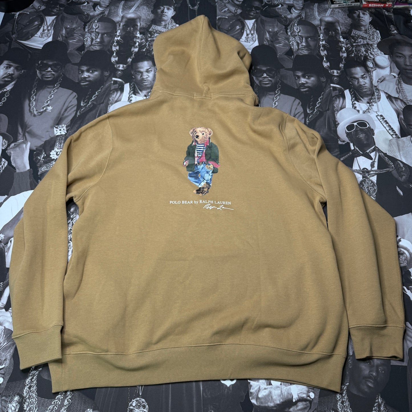 NWOT Polo Ralph Lauren Polo Bear Fleece Hoodie XXL Camel
