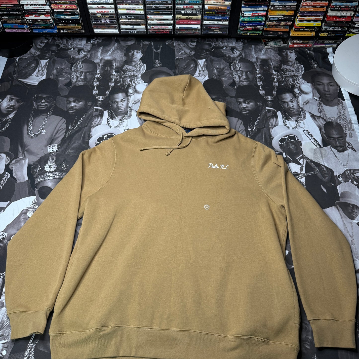 NWOT Polo Ralph Lauren Polo Bear Fleece Hoodie XXL Camel