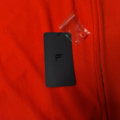 NWT Fabletics Long Sleeve Waffle Henley Orange XL