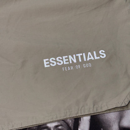 NWT Fear Of God Essentials Volley Shorts Moss Large