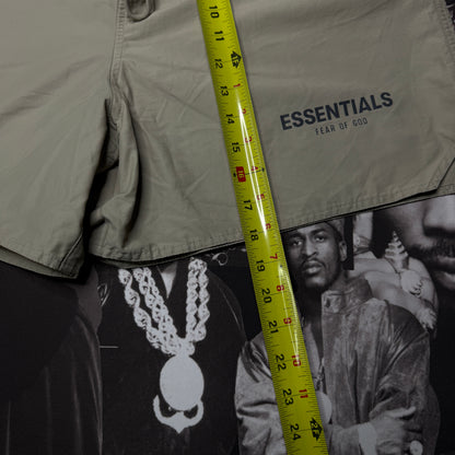 NWT Fear Of God Essentials Volley Shorts Moss Large