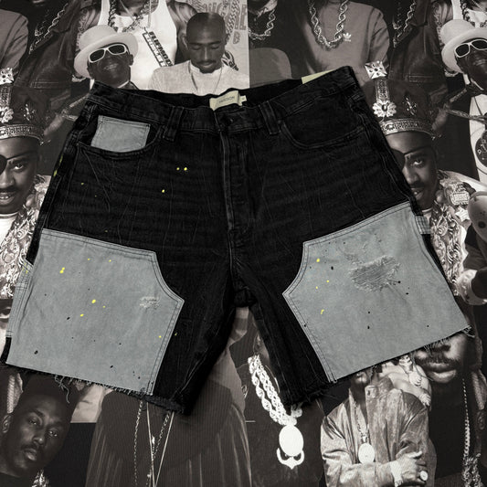 NWT Hudson Carpenter Shorts Black Carbon Size 38