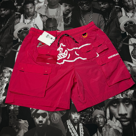 NWT Ice Cream Mint Utility Cargo Short Pink Azelia 2XL Billionaire Boys Club