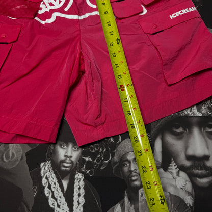 NWT Ice Cream Mint Utility Cargo Short Pink Azelia 2XL Billionaire Boys Club