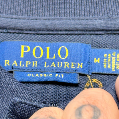 NWT Polo Ralph Lauren Classic Fit Saddle-Print Mesh Polo Shirt