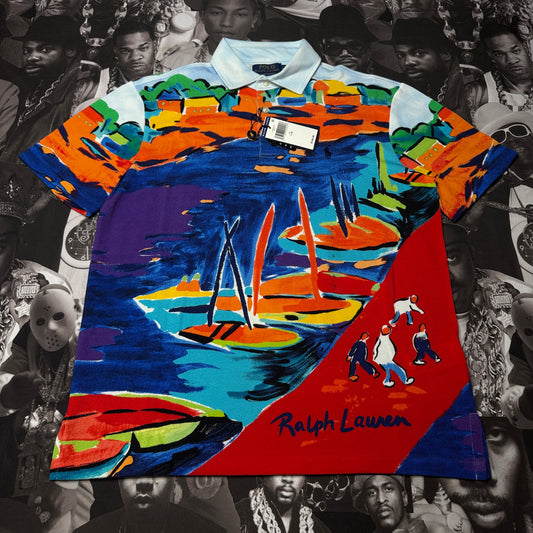 NWT Polo Ralph Lauren Custom Slim Fit Sailboat Mesh Polo Shirt