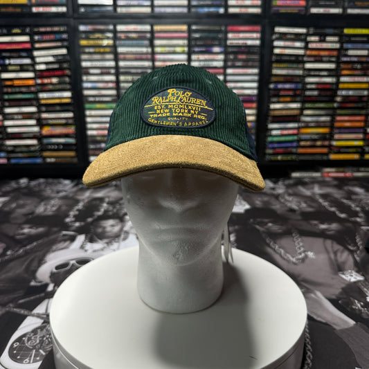 NWT Polo Ralph Lauren Polo Suede-Bill Corduroy Ball Cap