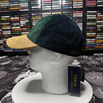 NWT Polo Ralph Lauren Polo Suede-Bill Corduroy Ball Cap