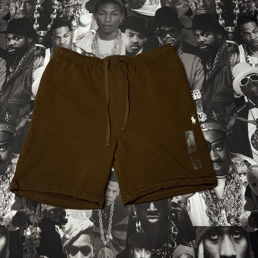 NWT Polo Ralph Lauren Russet Brown 6.5” Loopback Fleece Cotton Shorts Large