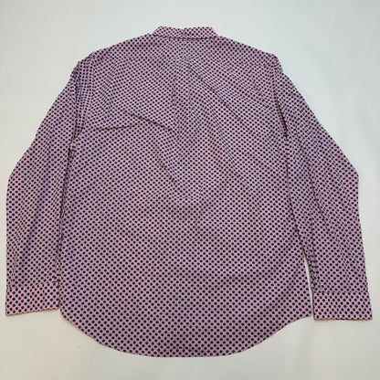 Polo Ralph Lauren Slim Fit Pink Blue Geometric Pattern Button Down XL