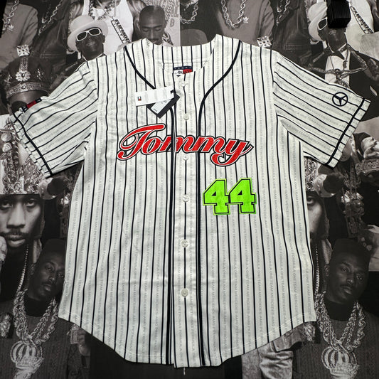 NWT Tommy Hilfiger x Mercedes-AMG F1 x Awake NY Baseball Jersey White/Desert 44