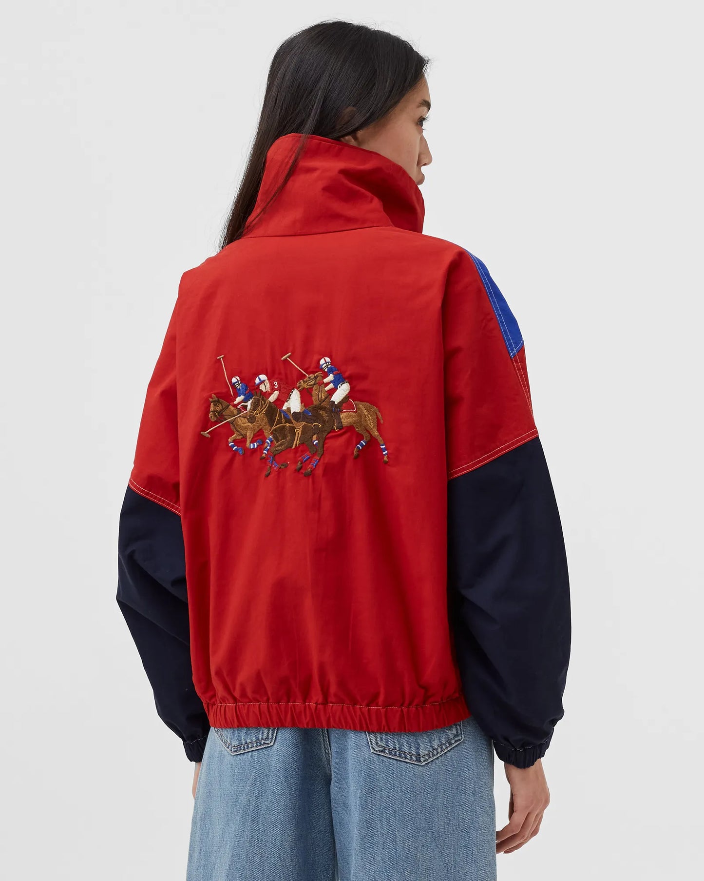 NWT Women's Polo Ralph Lauren CB NOYCK WB Triple Pony Windbreaker XXL 211914679001
