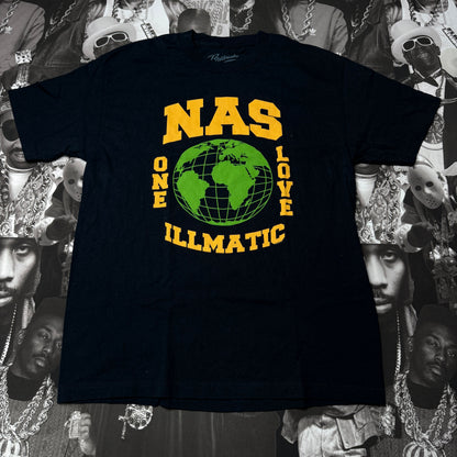 Nas Illmatic Bravado Hip Hop Rap Tour T-Shirt Size L
