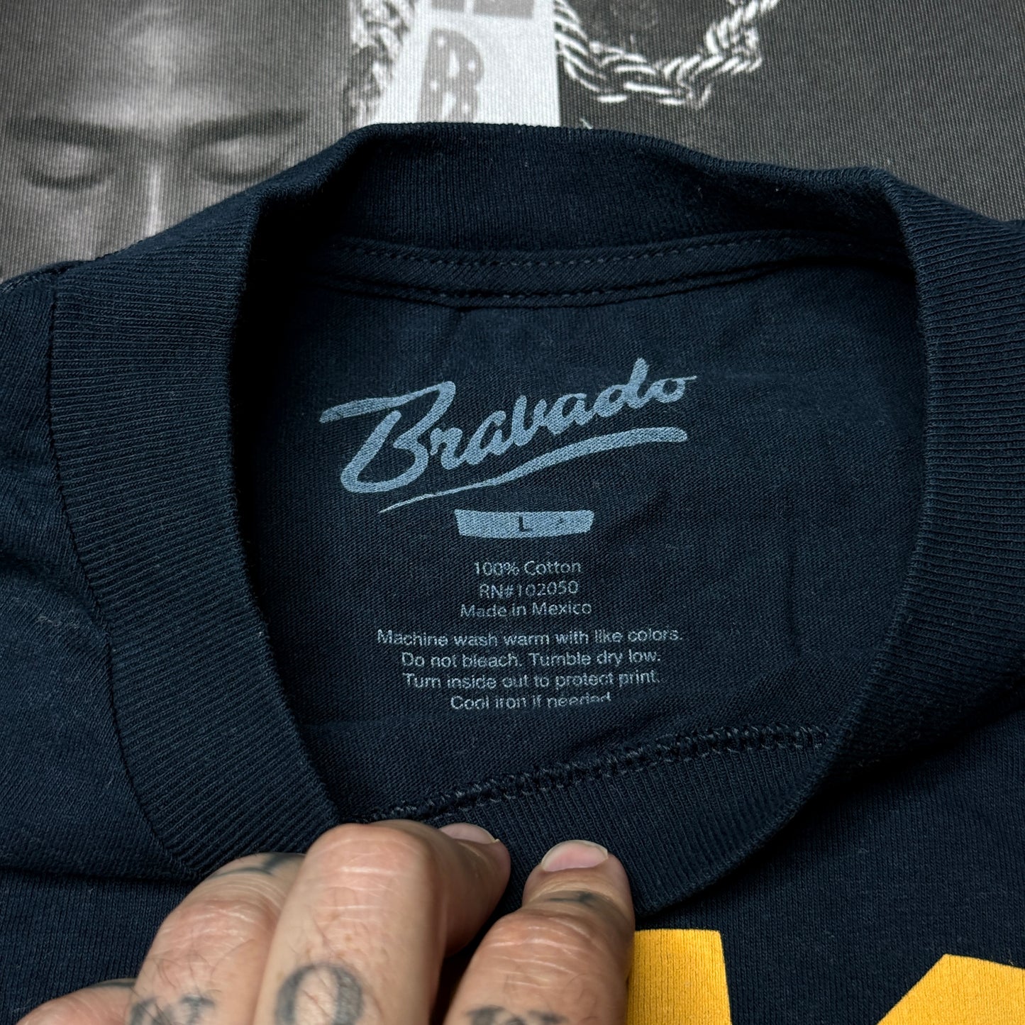 Nas Illmatic Bravado Hip Hop Rap Tour T-Shirt Size L