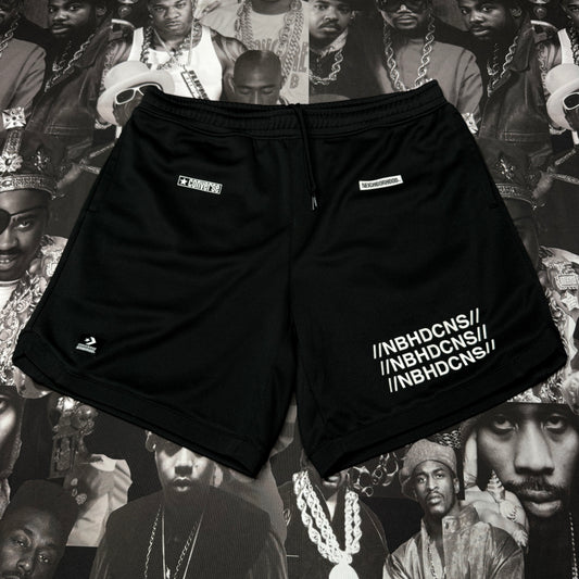 Neighborhood x Converse Edition Mesh Shorts Black XL