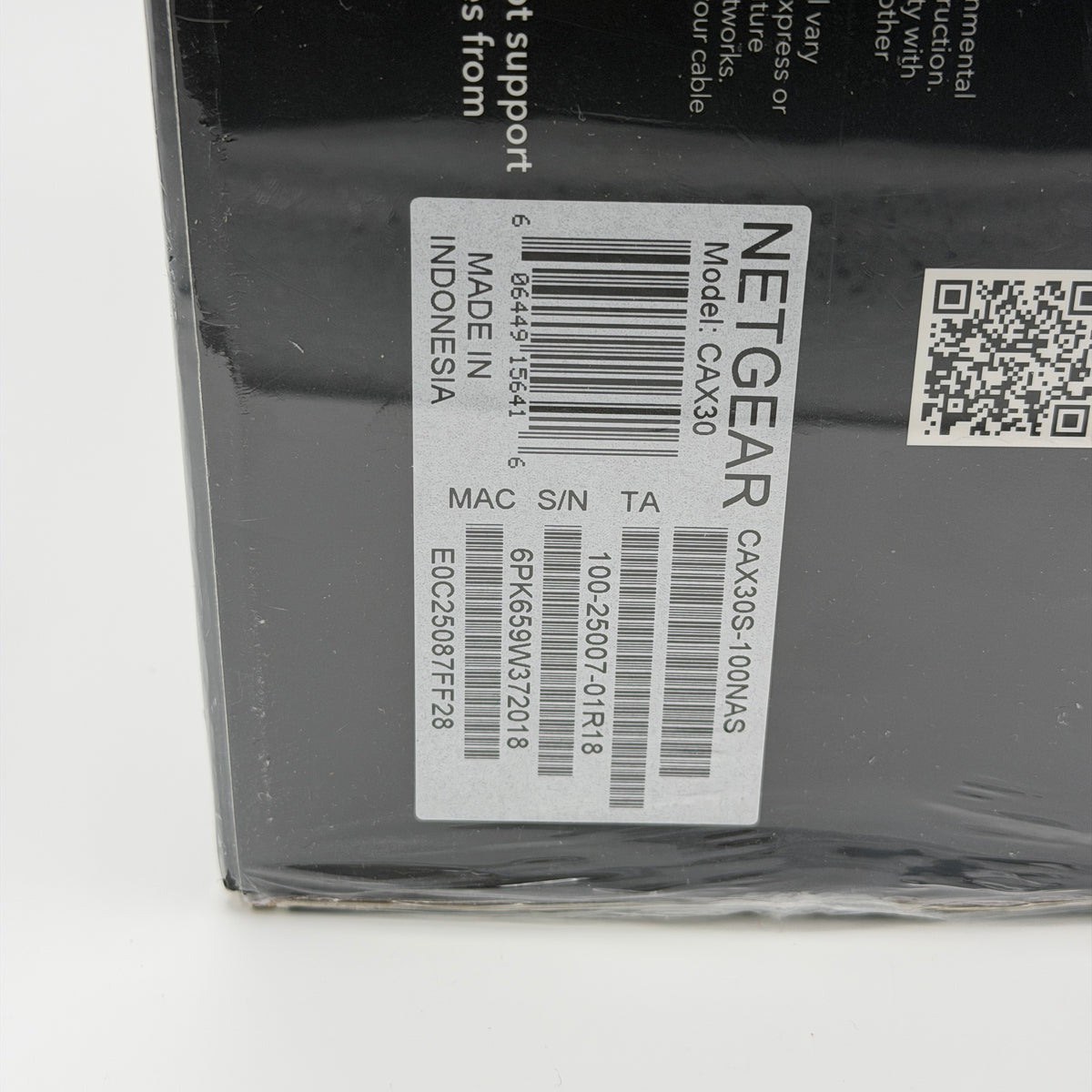 Netgear Nighthawk AX6 AX2700 WiFi 6 DOCSIS 3.1 Cable Modem Router Black NIB