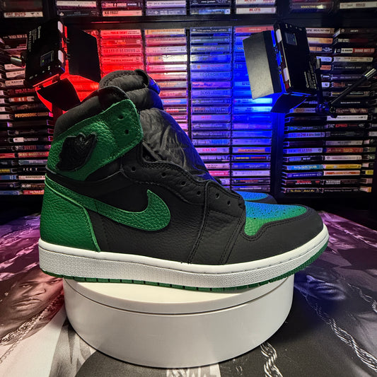 New Air Jordan 1 Retro High OG Pine Green Buckpine Green-Khite-Gym Red 555088-030 Size 12