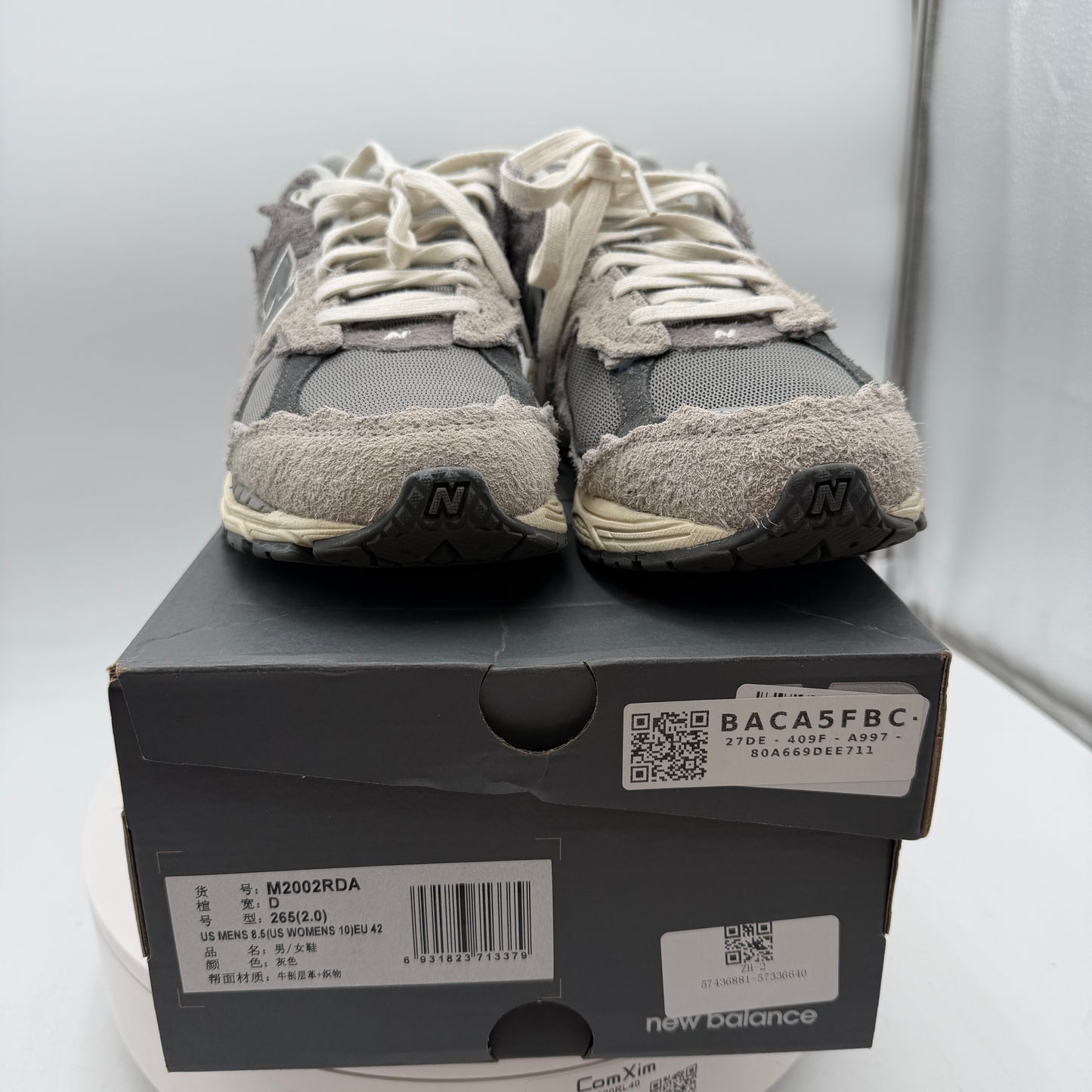 New Balance 2002R Protection Pack Rain Cloud Gray Size 8.5