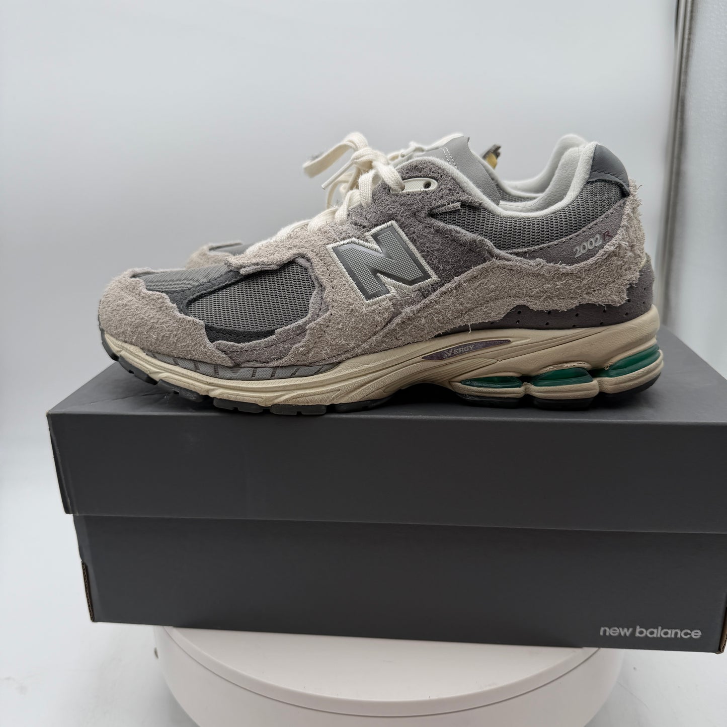 New Balance 2002R Protection Pack Rain Cloud Gray Size 8.5